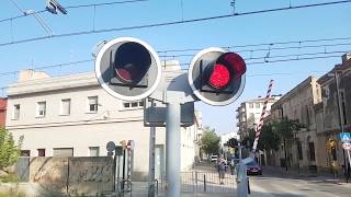 Figueres Railway Crossing Catalonia [upl. by Booker]