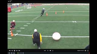 Championship Wide Receiver drills Closeout blocking drills 5 variations [upl. by Ripp]