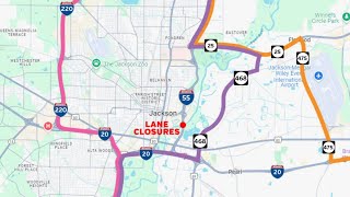 Upcoming I55 Lane Closure Details amp Detour [upl. by Ahsiekim709]