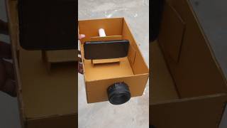 How to make Smartphone mobile projector using DSLR lens [upl. by Mukerji]