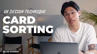 UX Design Technique Card Sorting [upl. by Anyale]