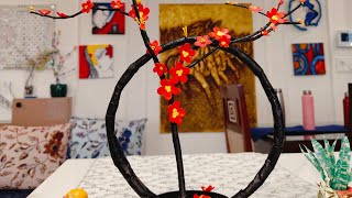 Tree branch diy shorts diy viralvideo craft homedecor [upl. by Akilak]