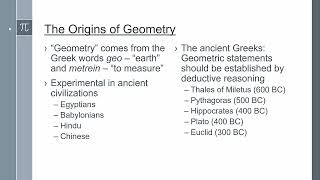 Module 1 Euclids Geometry [upl. by Anawat]