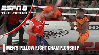 FULL FIGHT Mens Pillow Fight Championship Leandro Apollo vs Parker Appel  ESPN8 The Ocho [upl. by Alimhaj]