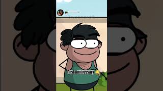 First Anniversary 😅animatedcartoon animals cartoon comedy viralvideo trending [upl. by Mchail155]