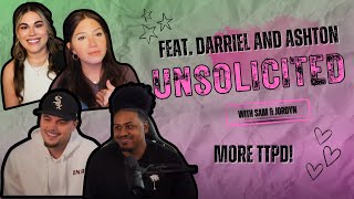 Darriel and Ashton talk Tortured Poets Department  Unsolicited with Sam and Jordyn [upl. by Ahsot]