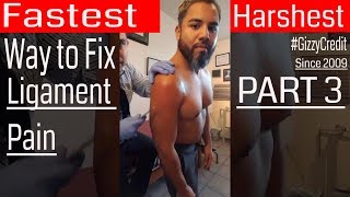 Ligament pain recovery with Chiropractor Dr Alex Hernandez using strange technique Part 3 [upl. by Nathanoj160]