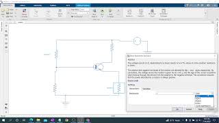 Transistor dc biasing using MATLAB SIMULINK [upl. by Bendicty]