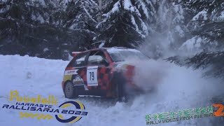 Kontiolahti Ralli 2023 Off´s amp actions [upl. by Lockhart]