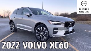 Silver Dawn Metallic 2022 Volvo XC60  Walkaround with Heather [upl. by Waxler]