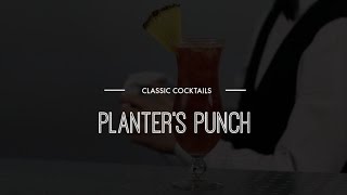 Classic Cocktail  Planters Punch [upl. by Ratha]