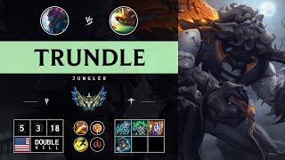 Trundle Jungle vs Rammus  NA Challenger Patch 1414 [upl. by Rebmyk377]