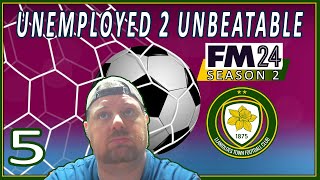 S2E5 First League Match of Season 2  A Prestatyn  FM24 Career Unemployed to Unbeatable [upl. by Leirua]