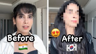 🇰🇷My birthday Korean makeover 🎂  Korean Vlog shopping makeup ✨ [upl. by Aisatsan]