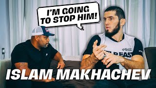 Islam Makhachev Says He Will Take Down Charles Oliveira amp Stop Him At UFC 280 [upl. by Yrbua]