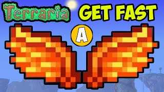 Terraria 1449 how to get Solar Wings EASY  Terraria how to get Wings EASY [upl. by Teerpnam]