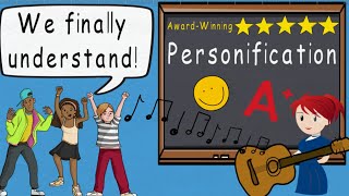 Personification Figurative Language Song by Melissa  Award Winning Song Video [upl. by Annoda]