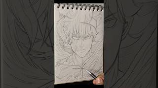 Drawing Asta from black clover art blackclover animeart [upl. by Aelyak143]