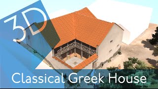 Classical Greek Home – 3D Reconstruction [upl. by Ritch]