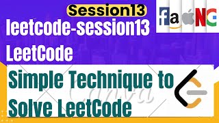 LeetCode  LeetCodeproblems  session13  faangacademy [upl. by Donegan]