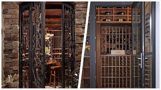 75 Plywood Floor And Slate Floor Wine Cellar Design Ideas Youll Love 🔴 [upl. by Rolandson]