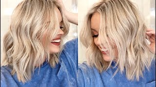 HOW TO EASY WAVES TUTORIAL  Short to Medium Length Hair [upl. by Townshend]