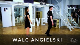 Walc Angielski  Podstawy  Lekcja Tańca  Studio Tańca Rytm  English Waltz tutorial in Polish [upl. by Paulsen]