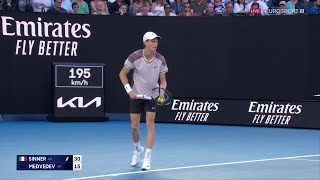 Jannik Sinner vs Daniil Medvedev AUSTRALIAN OPEN 2024 FINAL🔴 [upl. by Leno425]