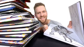 My Ultimate Sketchbook Tour [upl. by Geibel]