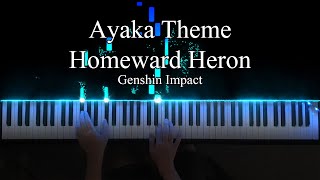 Ayaka Theme  Homeward Heron Piano Cover [upl. by Talya]