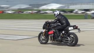 Motus MSTR 175mph standing mile  Ohio Mile 2016 [upl. by Serolod]