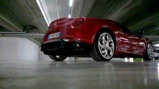 Alfa 4C  garage sotterraneo saturazione audio [upl. by Ahsaekal]