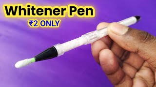 How To Make Correction Pen At Home  Homemade Whitener Pen  Diy Whitener Pen [upl. by Shaefer174]