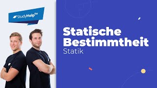 Statische Bestimmtheit eines mehrteiligen Systems 2 Technische Mechanik StudyHelp [upl. by Crofoot]