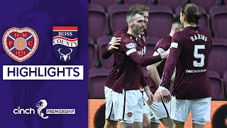 Heart of Midlothian 21 Ross County  Smith amp Woodburn Seals Win  cinch Premiership [upl. by Schwinn]