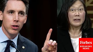 Wait A Minute Wait A Minute Wait A Minute Josh Hawley Presses Nominee Over Judicial Decision [upl. by Antonia800]