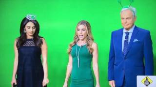 Maria Sansone and Araksya Karapetyan do a dance on St Patricks Day [upl. by Harmonie]