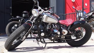 Motos Modificadas  Custom Bobber Old School [upl. by Ellatsyrc]