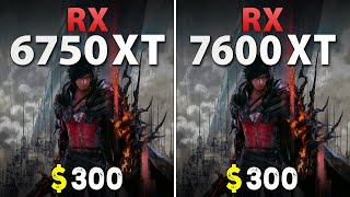 RX 6750 XT vs RX 7600 XT  Test in 12 Games [upl. by Wyn655]