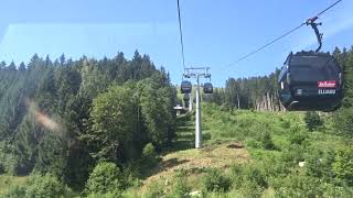 Hartkaiserbahn Ellmau Bergfahrt zur Mittelstation  SkiWelt Wilder Kaiser [upl. by Eeneg]