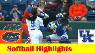 23 Kentucky vs 10 Florida Softball Game 3 Highlights March 24 2024 [upl. by Anelliw58]