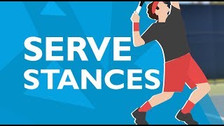 Tennis SERVE STANCES  Platform vs Pinpoint Ultimate Guide [upl. by Warner488]