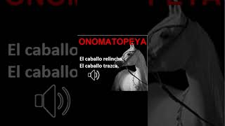 ONOMATOPEYA  El caballo relincha  El caballo trazca [upl. by Tai146]