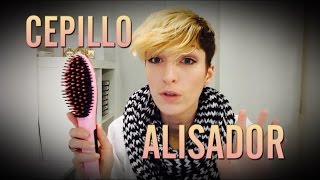 cepillo alisador  hair straightening brush [upl. by Auohs625]