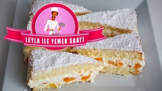 MandarinenQuarkSchnittenMandalinalı Kremalı PastaLeyla ile Yemek Saati [upl. by Litch]