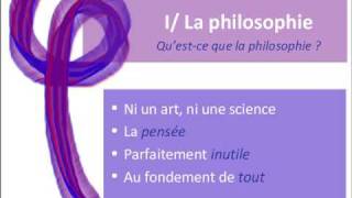 Cours de Philo  La Philosophie p1 [upl. by Crystal]