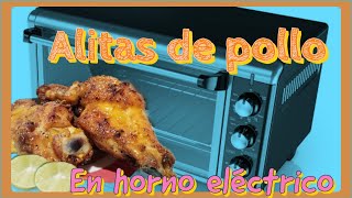 Alitas de pollo en Horno eléctrico Black amp Decker hornoelectrico blackampdecker [upl. by Larret]