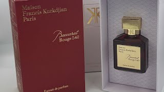 RESEÑA Español  Baccarat Rouge 540 EXTRAIT DE PARFUM Maison Francis Kurkdjian [upl. by Haisa]