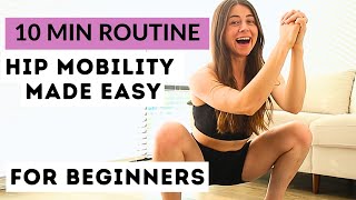 Hip Mobility Routine For Beginners  Follow Along Style  Hip Mobility Made Easy [upl. by Trish14]