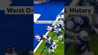 WORST OLINE IN HISTORY chicagobears nfl calebwilliams [upl. by Lillith]